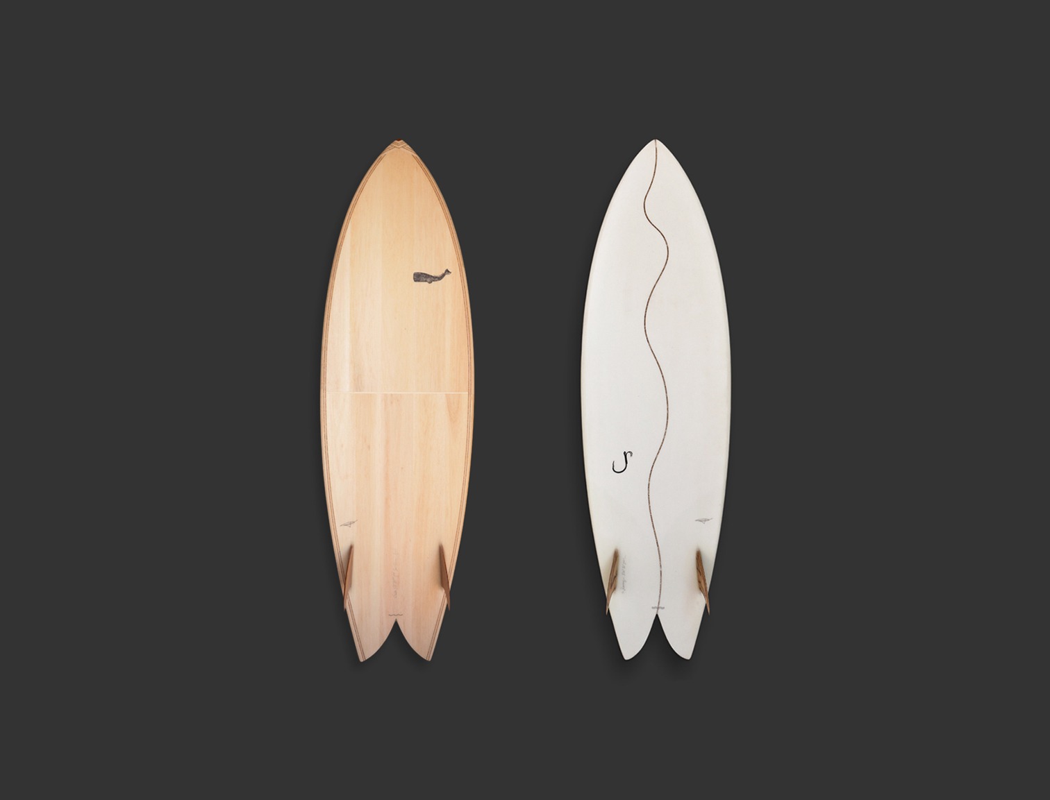 Cachalot Surfboards artisan surf shaper bois hollow wooden bois quiver